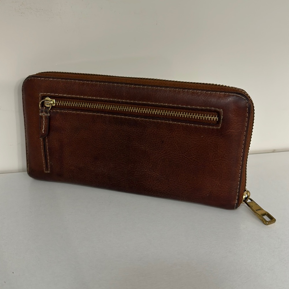 Fossil Accordion Wallet | Brown